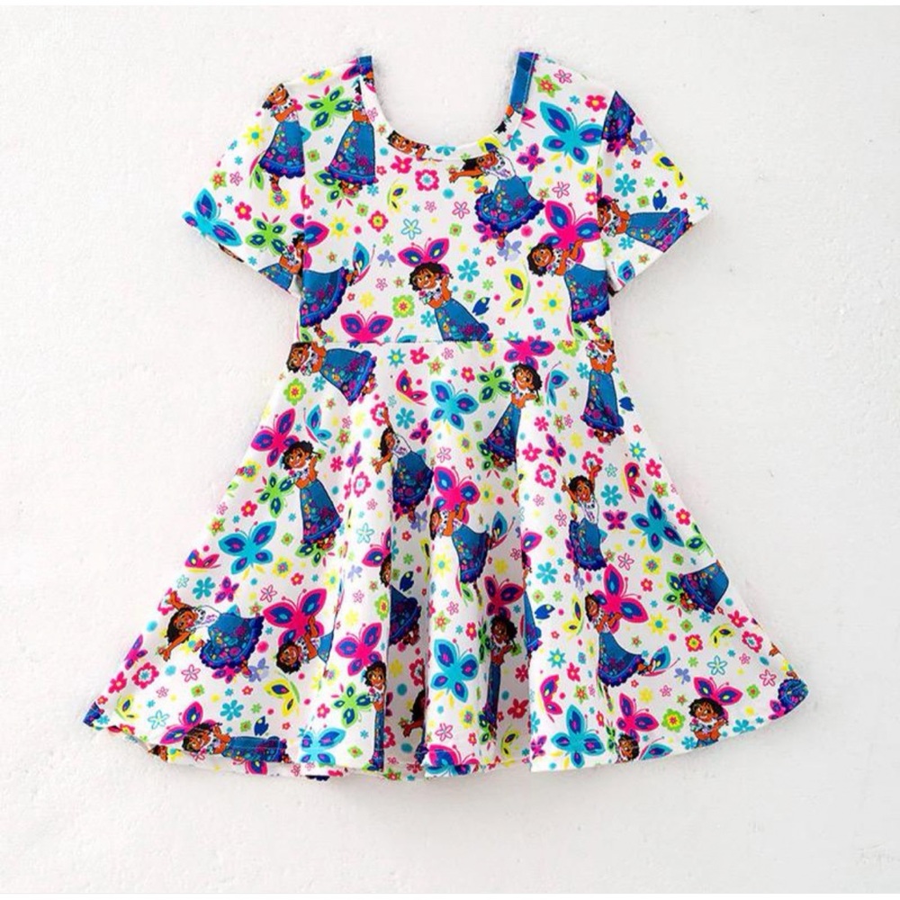 Encanto inspired Mirabel Disney Princess dress twirl Encanto birthday dress